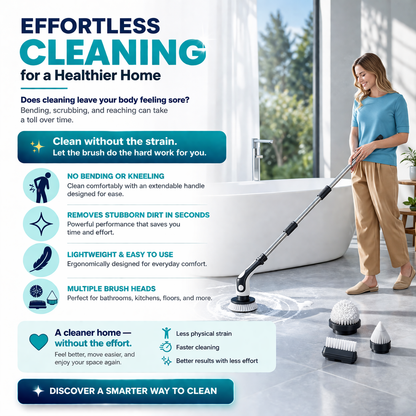 PowerClean Home Electric cleaning brush